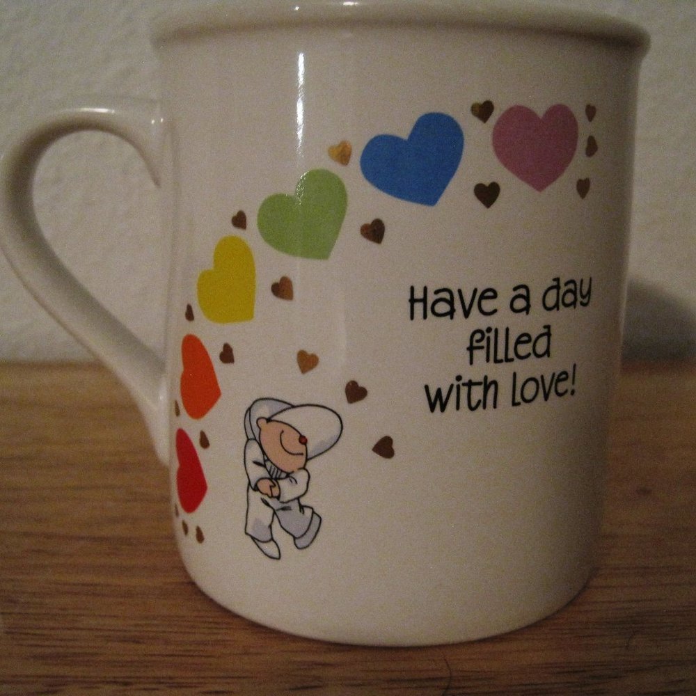 Vintage, Hallmark Rainbows & Hearts Mug